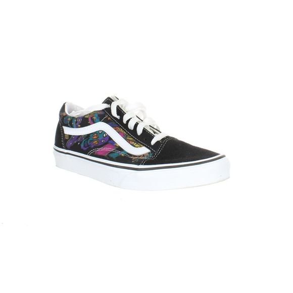 Vans Mens Old Skool Black Skateboarding Shoes Size 7 Medium (D, M) - Picture 2 of 4